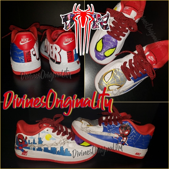 Nike air force 1 low Glow in the dark Spider-man. BLACK FRIDAY SALE - Picture 10 of 12